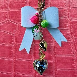 Vegan Gold Bag Charm 2026 Bow Cabbage Easter Glowing Bunny Rabbit Spring Gem